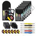 24 Pcs Mini Tape Screwdriver Keychain Set Valentine's Day Men Gifts Bulk Employee Appreciation Gift Bulk Multitool Pen Card for Adult Tool Party (Multicolor)