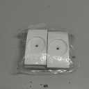 Wall Nanny - Baby Gate Wall Protector (Made in USA) Protect Walls from Pet Gates & Dog Gates - No Safety Hazard on Spindles - for Child Pressure Mounted Baby Gate for Stairs Cup Guard - White, 4 Pack