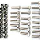 (20 Sets) Auger Shear Pins Bolts and Nuts Steel Metal Bolts Nuts Compatible with Honda Snowblower HS1132 HS624 HS828 HS928 HS724