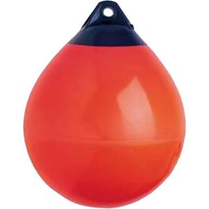 X-Haibei 1 Boat Fender Ball Round Anchor Buoy, Dock Bumper Ball Inflatable Vinyl Shield Protection Marine Mooring Buoy (A29(D11.4*H13.8 INCH), RED)