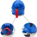 Sandblaster Helmet Safe Air Feed Sandblast Helmet with Shoulder Protective Sand Blast Hood Protector for Sandblasting Equipped with A Sandblaster Thermostat, One Size