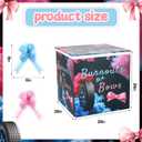 AmazingSpark 28in Jumbo Gender Reveal Gift Box Kit with Oversized Box Giant Pull Bows for Gender Reveal Baby Shower Birthday Party Decor(Burnouts or Bows), 1 Count