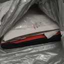 Mrrihand Christmas Ornament Storage Box, Xmas Decoration Organizer with Adjustable Dividers - Storage Container Keeps 128 Holiday Ornaments 3-Inch, Dual Zipper Closure, 600D Tear-Proof Material(Red)