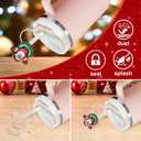 3 x Christmas Silicone Straw Topper Cup for Stanley Cup 30&40 oz Tumbler Accessories, Dust-Proof Cover Cap Toppers,0.4in/10mm Cute Straw Covers,Holiday Decor for Stocking Stuffers,Includes storage box (6 Pcs Christmas)