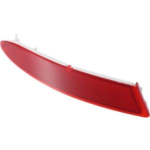 X AUTOHAUX Rear Left Bumper Reflector Light Cover for BMW X3 F25 2011-2014 63147217315 Red