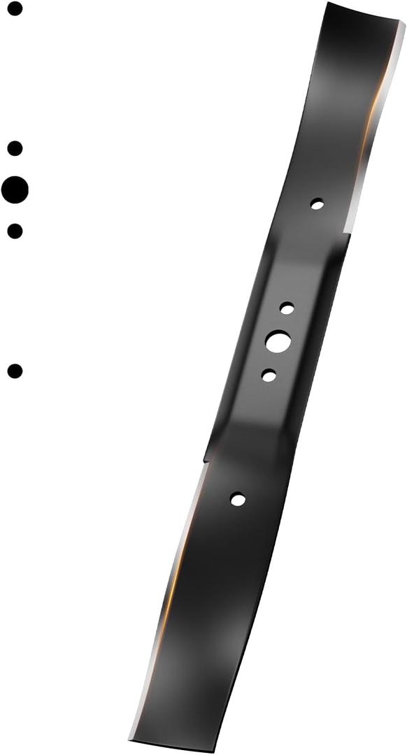 331737B 406712 Mulching Blade with Circle Mounting Pattern, 21" Lawn Mower Blade Compatible with Craftsman, Husqvarna 21 inch Deck Push Walk Behind Lawnmower, Replace for 165833, 175064, 189028