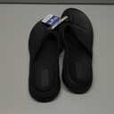 Skechers Men's USA Patino - Marlee Thong Sandal (12, Black)