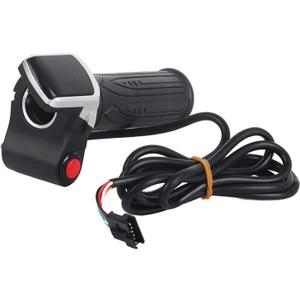 Throttle with Screen, Electric Speed Throttle Grips Electric Scooter Accelerator Handle Grips with LCD Battery Display,Electric Scooter Controller (36V)