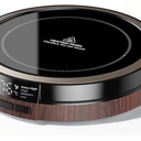 Coffee Mug Warmer for Desk, 50W Fast Heating Cup Warmer with Smart Display, 4 Temps & 12H Timer, Auto Shut Off for Tea, Milk, Hot Drinks - Wood Effect