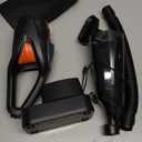 Handheld Vacuum Cordless 25000PA Powerful Suction, Portable Car Vacuum, 3 in 1 Hand Held Vacuum Rechargeable 8000mAh with LED Light, HEPA Filter, Home, Car Seats, Office, Pet Hair, Dust Buster (Orange+ black)