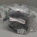 Oscillating Ceramic Portable Indoor Space Heater, Fast Heating Technology, Overheat and Tip-Over Protection, Adjustable Thermostat, 1500W, 7.52"D x 6.34"W x 9.45"H, Silver