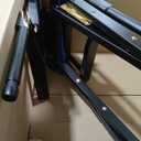24" Director's Chair Black Frame-Black Canvas, 24" - Counter Height