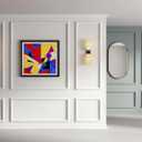 Precut Wall Molding Kit - Set of 12 Frames Paintable Wainscoting Panels Ready-to-Assemble Accent Wall Kit, Modern Molding Trim Decor for Living Room Bedroom Hallway Kitchen Island