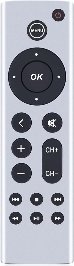 Universal Replacement for Apple-TV-4K-Remote Control, for Apple TV 4K/HD(1,2,3,4,5 Gen) Remote Control (NO Voice)