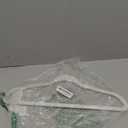 Amazon Basics Slim Velvet Non-Slip Space Saving Suit Clothes Hangers for Closet Organization, Ivory/Rose Gold, 100-Pack