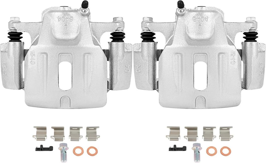 SCITOO 19B2664 19B2665 Front Left & Right Disc Brake Calipers Assembly w/Bracket For Toyota For Highlander 2001-2007