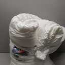 Litanika White Comforter King Size, 3 Pieces Lightweight Solid Bedding Comforter Set, All Season Fluffy Bed Set (104x90In Comforter & 2 Pillowcases)