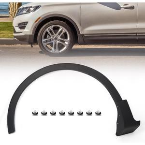 JOLONG Left Textured Black Front Fender Flare for Lincoln MKC 2015-2019