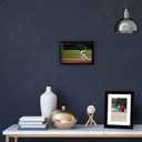 BaseGoal Wooden Baseball Softball Stand Display Consists of 3 Mini Baseball Bat and 1 Wooden Circles