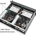 2U Rackmount Case for Dual Mini-ITX MB 14" Deep