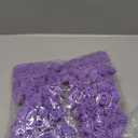MECCANIXITY Artificial Rose Flower Heads, Purple Mini Faux Flowers 0.8 Inch-1 Inch for DIY Craft Wedding and Party Decoration Pack of 144