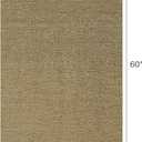Chilewich Martha by Martha Stewart Heathered Shag Floor Mat in Wheat - 3'x5' - Easy Care - Premium Indoor/Outdoor Utility Rug for Entry, Kitchen, Bath, Pool with Weatherproof Backing