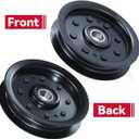 GELASKA 2 Pack 132-4718 Pulley Replaces eXmark 1-603843 Flat Idler Pulley, Toro 116-3626, 132-7543, E603843 for Toro Z147, Z153, Z149 Z150 X4850 X5450 Xs5450 Xs4850 Zx5400 Zx4800 Zx4820 Zx5420 Mowers