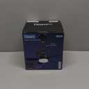 Ligency Smart Socket Fan Light - 16'' Small Socket Ceiling Fan with RGBW Color Changing E26 Screw-in Fan Light with App/Remote/Alexa Voice Control, 6-Speed Quiet for Bedroom & Garage, Black