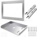 GMTK2768AF 27-inch Stainless Steel Microwave Trim kit, for 2.2 cu. ft Built in Microwave Oven, Compatible with Frigidaire Gallery Series GMBS3068AF