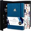 Clever Fox Planner Premium Edition  Undated Luxurious Weekly & Monthly Planner to Increase Productivity and Hit Your Goals  Organizer  Start Anytime, A5, Lasts 1 Year, Mystic Blue (Weekly)