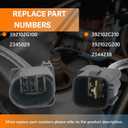 O2 Sensor Upstream and Downstream 2Pcs - Compatible with Hyundai Sonata, Santa FE, Tucson, for Kia Forte, Optima, Sorento Replace#392102G100, 392102G200, 234-5029, 234-4238