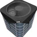 Central Air Conditioner Cover for Outside Winter, 28x28in Mesh and Oxford AC Covers for Outdoor Units, Universal Snow and Leaf Air Conditioning Cover