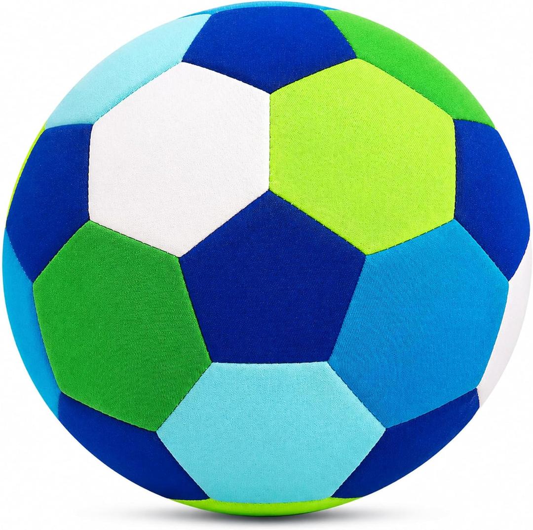 INPODAK Indoor Soccer Ball Size 4, House Soccer Ball with Pump Deflated - Great Easter Basket Stuffers - Silent Home Ball for Inside House for Toddler Kids Child Boys Girls Toy Gift