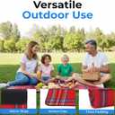 Scuddles Picnic Outdoor Blanket Park Blanket Beach Mat for Camping on Grass Oversized Seats 4 Adults Water Resistant Picnic Mat