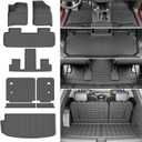 powoq Floor Mat Compatible with 18-24 Chevy Traverse Cargo Mat Replacement for 2018-2024 Chevy Traverse Accessories(Trunk+Backrest+7Seats Floor Mat)