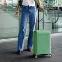 Traveler's Choice Pagosa Hardshell Expandable Luggage with Spinner Wheels, Green, 27-Inch Medium