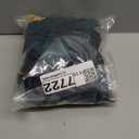 Rectangle Table Cover with Elastic Edge Design Waterproof Stain-Resistant Wipeable Fitted Table Cloth Fits 6 Foot Tables for Picnic, Camping, Outdoor, 72" x 30" (Black Marble)