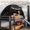 Sherilyn Full Size Bed Canopy Toddler Bunk Bed Tents Dream Tent on Bed Privacy Space Blackout Kids Sleeping Tents Indoor Floor Portable Drafty Playhouse for Boys Girl Birthday House Gift