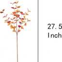 6 Pcs Artificial Eucalyptus Stems Fall Decorations with Fall Eucalyptus Leaves Autumn Decorations for Office and Home Artificial Plants for Floral Arrangement