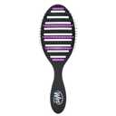 Wet Brush Refresh and Extend Speed Dry Black Detangling Hair Brush -Vented Design and Ultra Soft HeatFlex Bristles Are Blow Dry Safe -Removes Dirt Excess Oils and Impurities-Charcoal Infused Bristles (1 Count (Pack of 1))