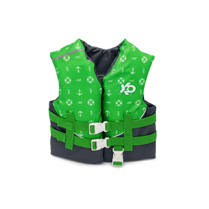 X20 Child Closed-Sided Life Vest, 30lbs - 50lbs, Green