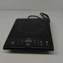 Mueller RapidTherm Portable Induction Cooktop, 1800W Hot Plate Electric Stove Top Burner. 8 Temp Levels, Auto-Off & Pot Detection, LED Display, Child Lock, 4 Programs, Burners for Cooking