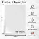 Bryco Goods 24" x 36" Newsprint Packing Paper Sheets for Moving | 160 Sheets | 10lb | Made in USA | Newspaper Paper | Must Have in Your Shipping Supplies