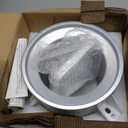 Ice Cream Maker Attachment for KitchenAid Stand Mixer, Ice Cream Bowl Compatible with 4.5Qt and Larger Stand Mixers, Ice Cream & Sorbet Gelato Maker Attachment, 2 Quart, White (ICM-KA-White)