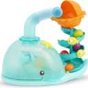 B. toys Musical Whale Ball Popper with Lights Developmental Sensory and Fine Motor Development Baby Toy with 5 Balls Babies, Toddlers Poppity Whale 9+ Months, Medium