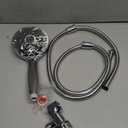 6-Setting Shower Head with Handheld, JDO High Pressure Hand held Shower Head, 4.7 Inch Chrome Detachable Showerhead Set with 59 Inch Stainless Steel Hose and Adjustable Showerhead Holder