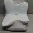 Cervical Neck Pillow for Pain Relief, Memory Foam Contour Orthopedic Pillow, Ergonomic Cooling Neck Support Pillow for Side Back Stomach Sleepers, Bed Pillow for Sleeping Comfort