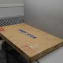 ANDY STAR 24"x40" Gold Mirror, Brushed Brass Scalloped Wall Mirror, Unique Rectangle Mirror, Bathroom Vanity Mirror in Anti-Rust Stainless Steel Metal Frame 1 Deep, Hangs Vertically/Horizontally