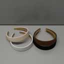 Huachi Headbands for Women Non Slip Trendy Headbands for Womens Hair 1 inch Wide Cute Headband for Girls, Fall Head Bands Elastic Hair Bands for Womens Fashion Accessories for Women 4PCS (Multicolor)