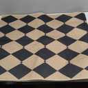 Easy Jute Runner Rug 2x5, Black Indoor Outdoor Carpet, Washable Non-Slip Floor Mat for Entryway Hallway Kitchen Porch